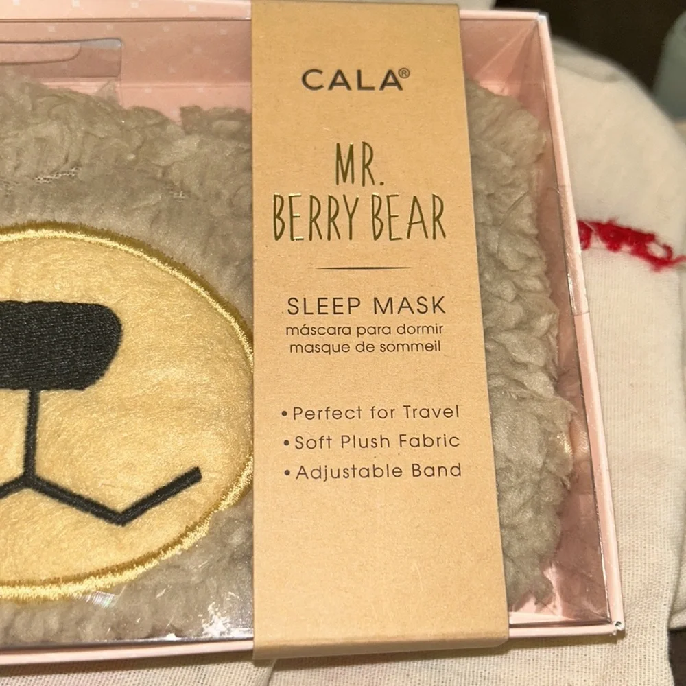 NWT Furry Bear face mask